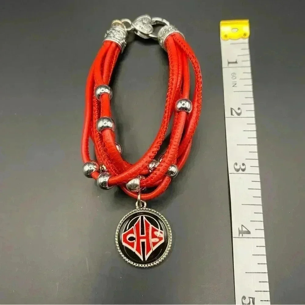 Red Cord Necklace with Clasp Bracelet Cord Chain Dog Necklace - Picture 8 of 9